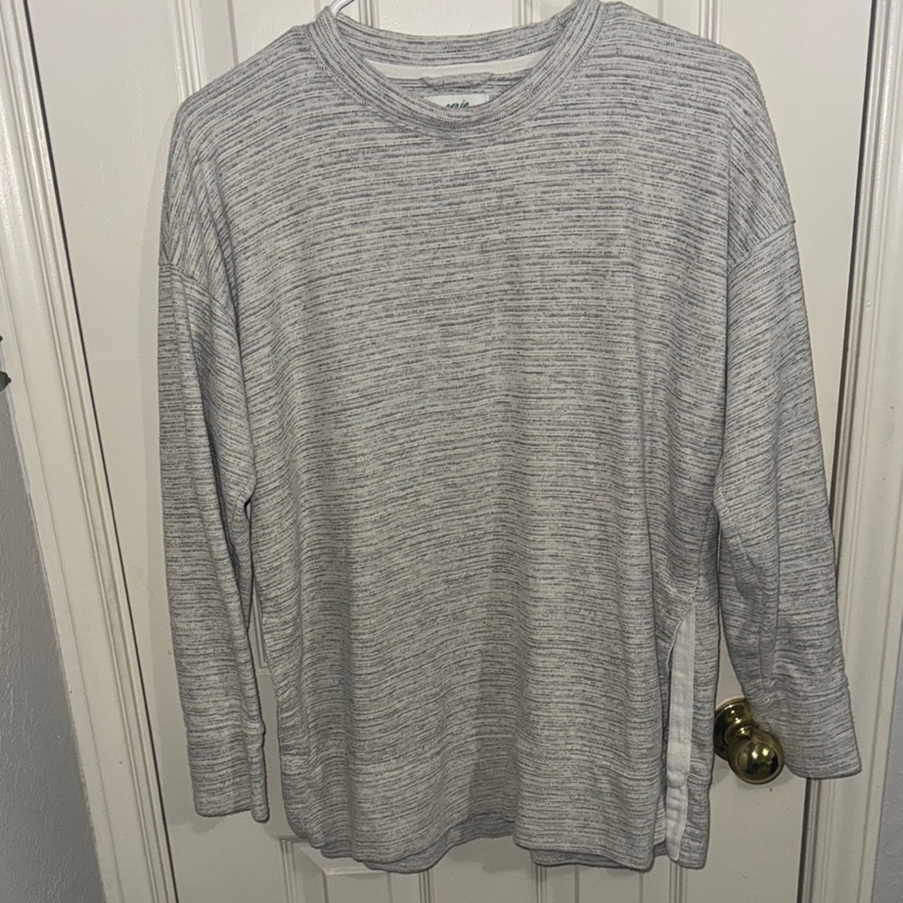 Aerie Heathered Gray Long Sleeve Top